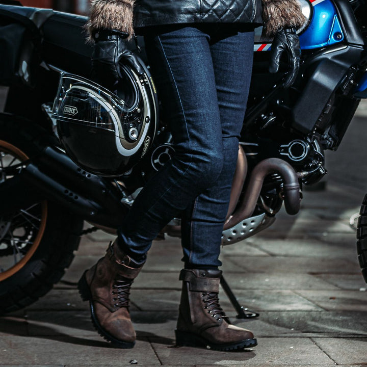 Spada Ronin CE Ladies Jeans Raw Indigo Short