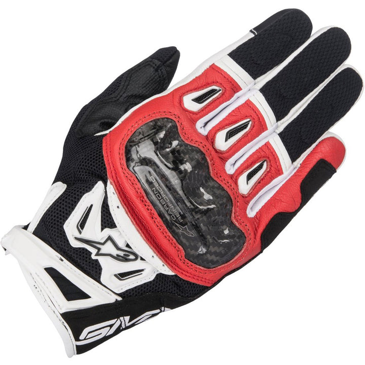 Alpinestars SMX-2 Air Carbon v2 Gloves Black/Red/White/Fluo  8021506617037