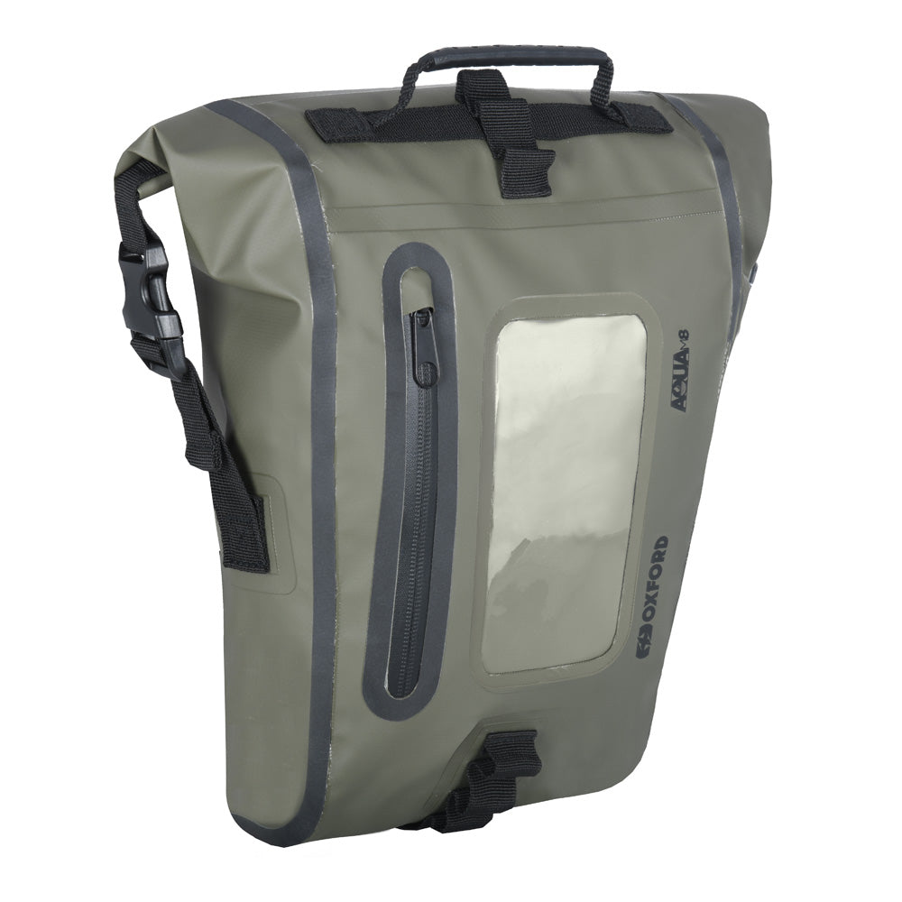 Oxford Aqua M8 Tank Bag Khaki/Black 5030009193286