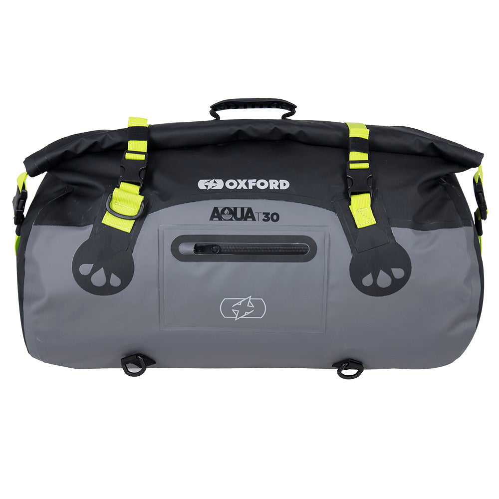 Oxford AQUA T-30 ROLL BAG - BLACK/GREY/FLUO Black/Grey/Fluo 5030009193415