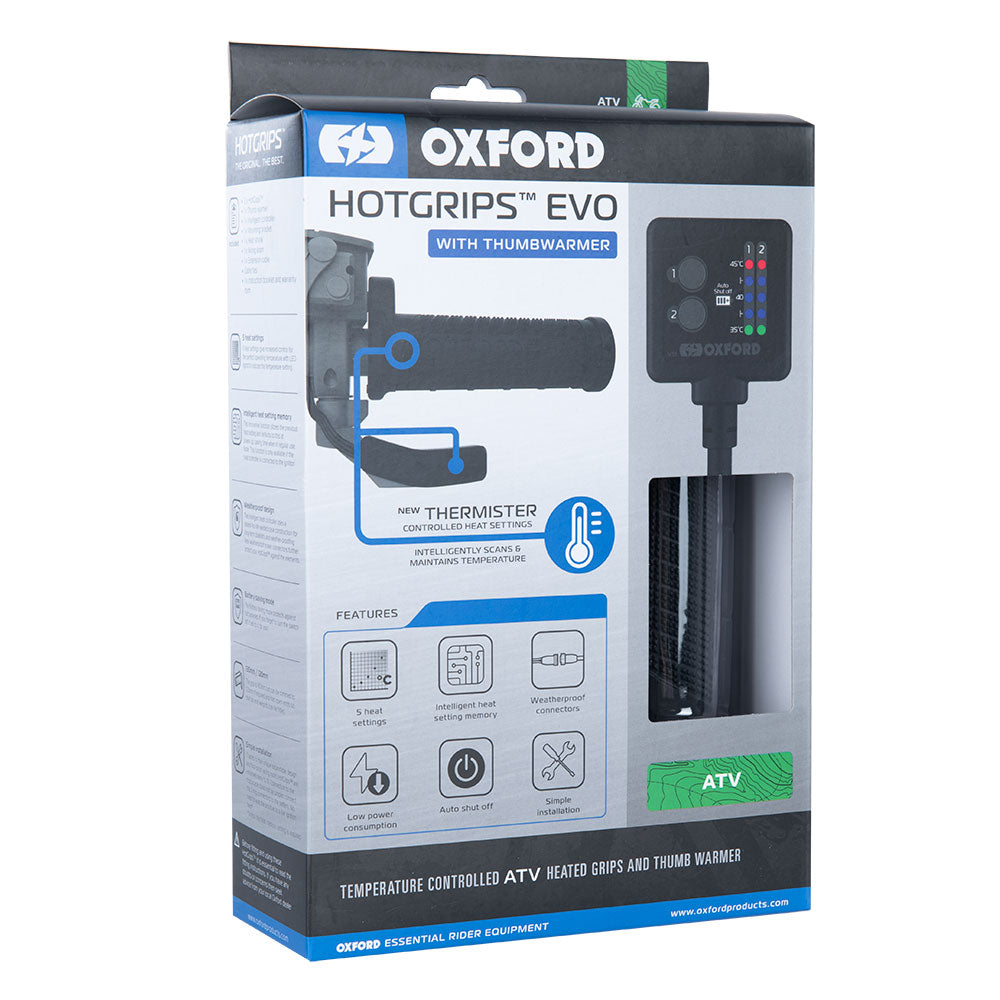 Oxford Hotgrips EVO ATV & thumb warmer(Temperature controlled) 5030009114229