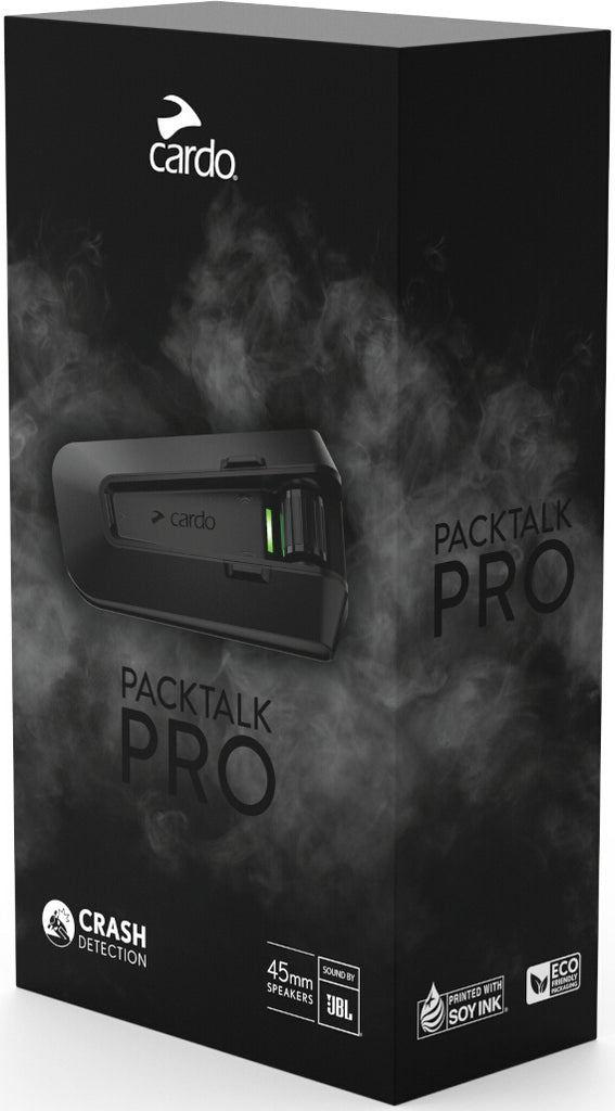 Cardo Packtalk PRO Communication System Single Pack – RideTo Store