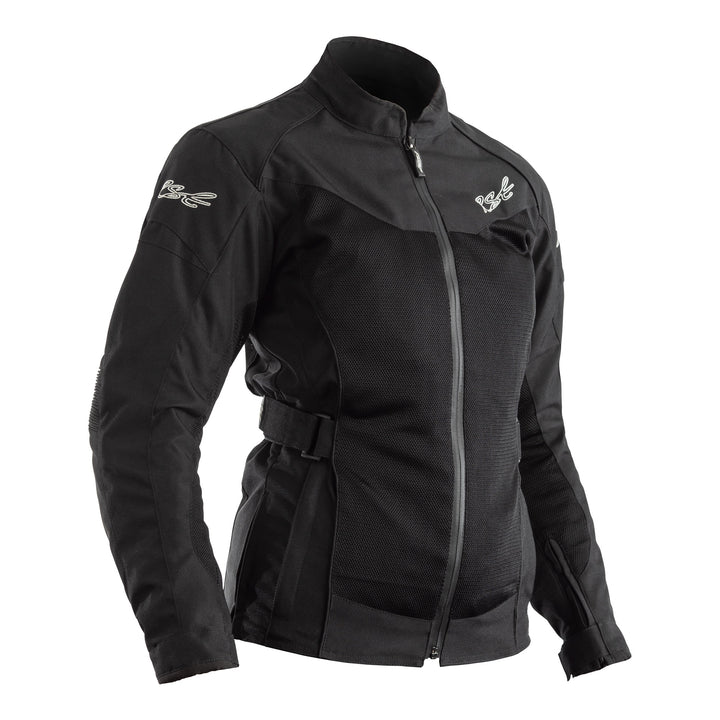 Gemma II Vented CE Ladies Textile Jacket - Black / Black / 8 (102059-BLK-08)