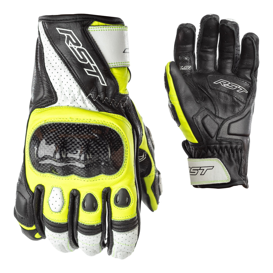 Stunt III CE Mens Glove - Black / Flo Yellow / 8 (102123-F.YEL-08)