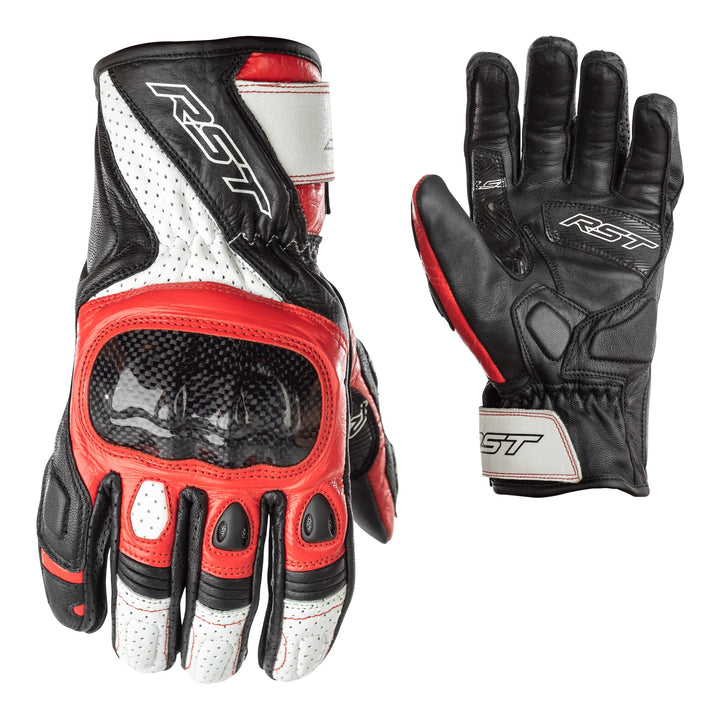 Stunt III CE Mens Glove - Black / Red / 8 (102123-RED-08)