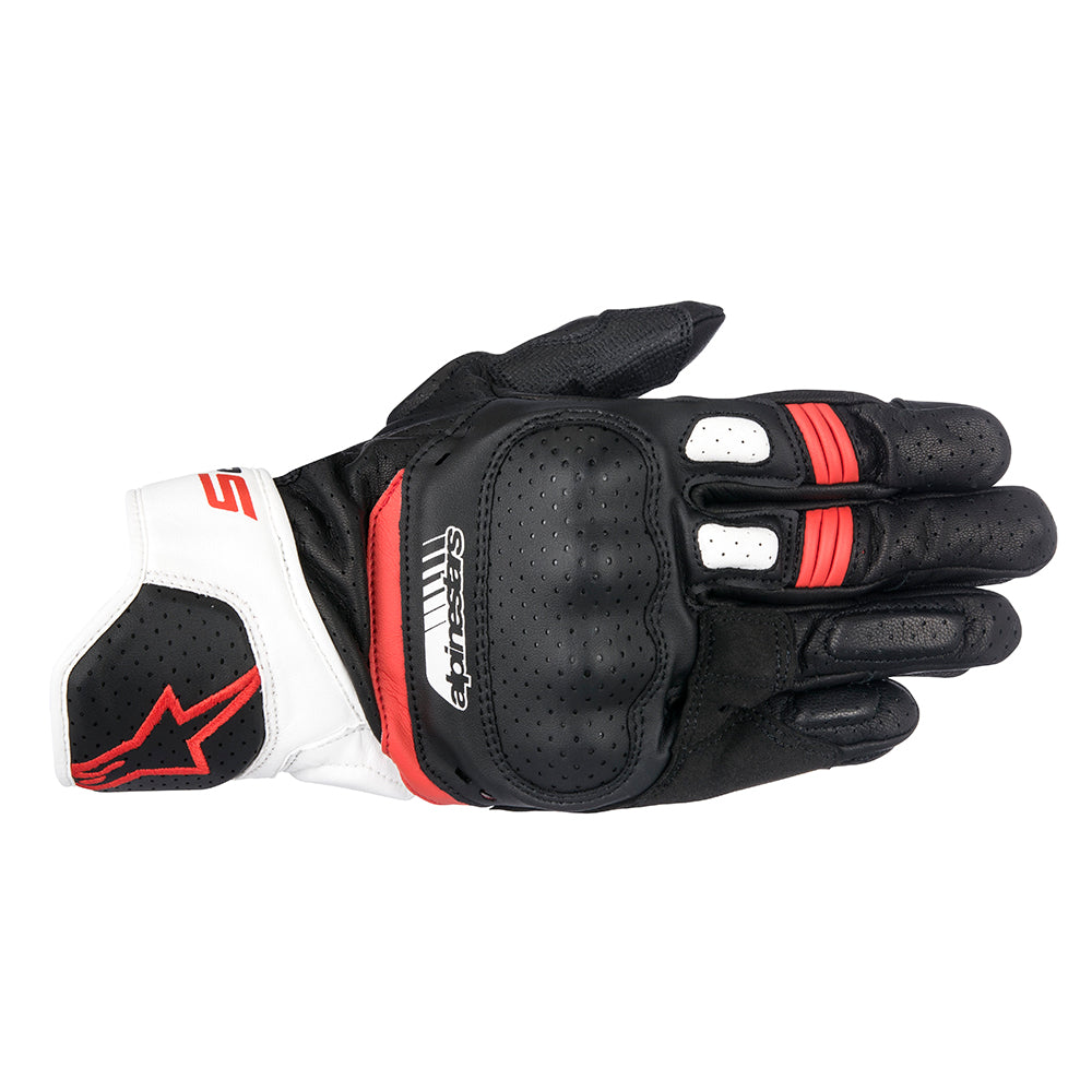 Alpinestars SP-5 Gloves Black/White/Red  8021506615002