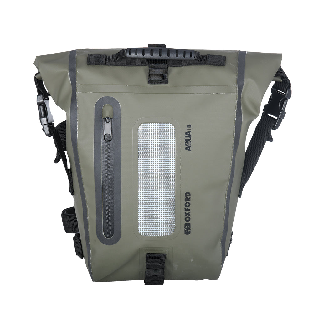 Oxford Aqua T8 Tail Bag  Khaki/Black  5030009193293