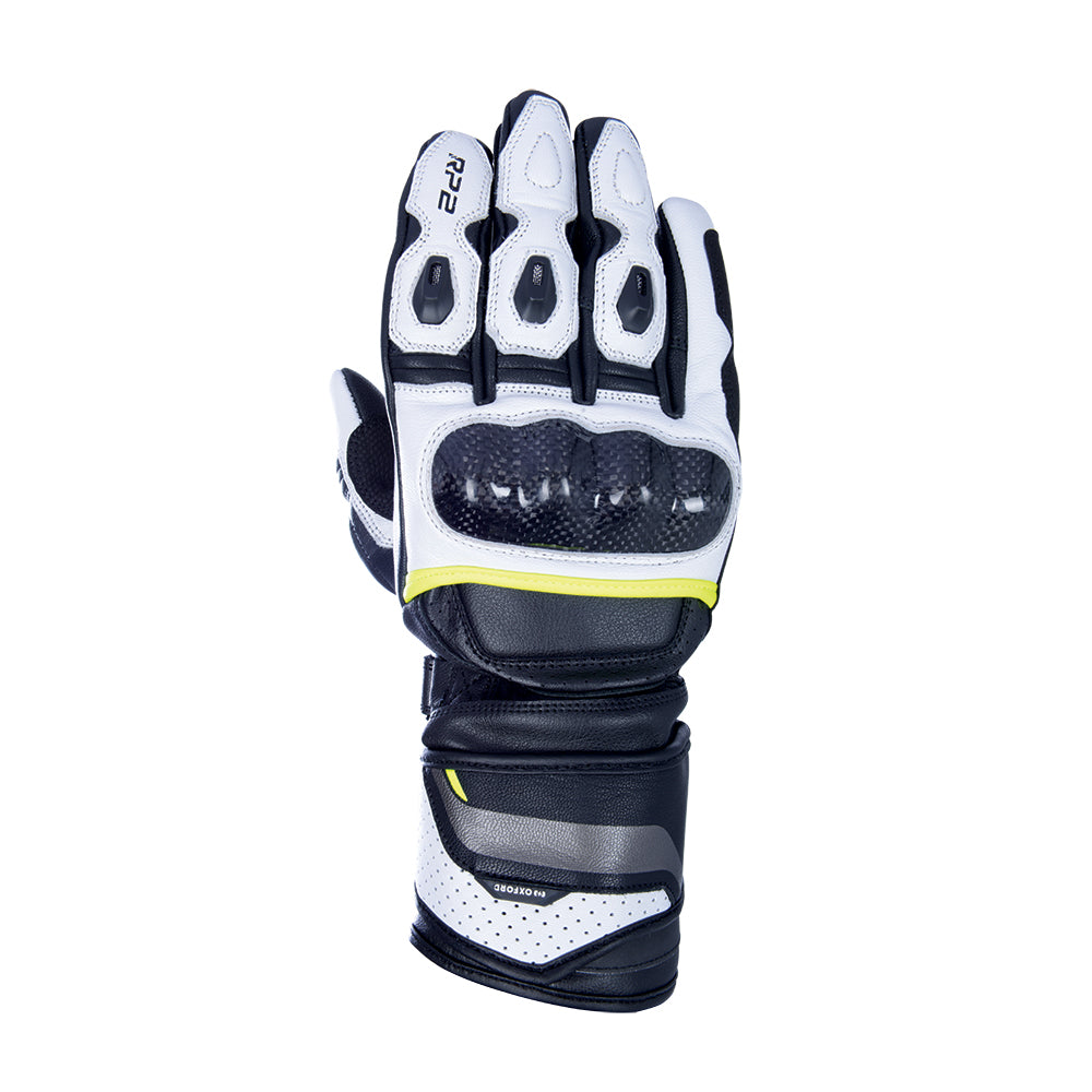 Oxford RP-2 2.0 Sports Gloves  Black/White/Fluo Long 5030009343865