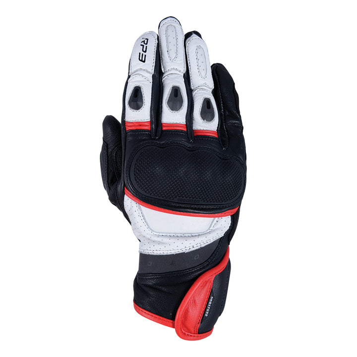 Oxford RP-3 2.0 Sports Gloves Black/White/Red Short 5030009343988