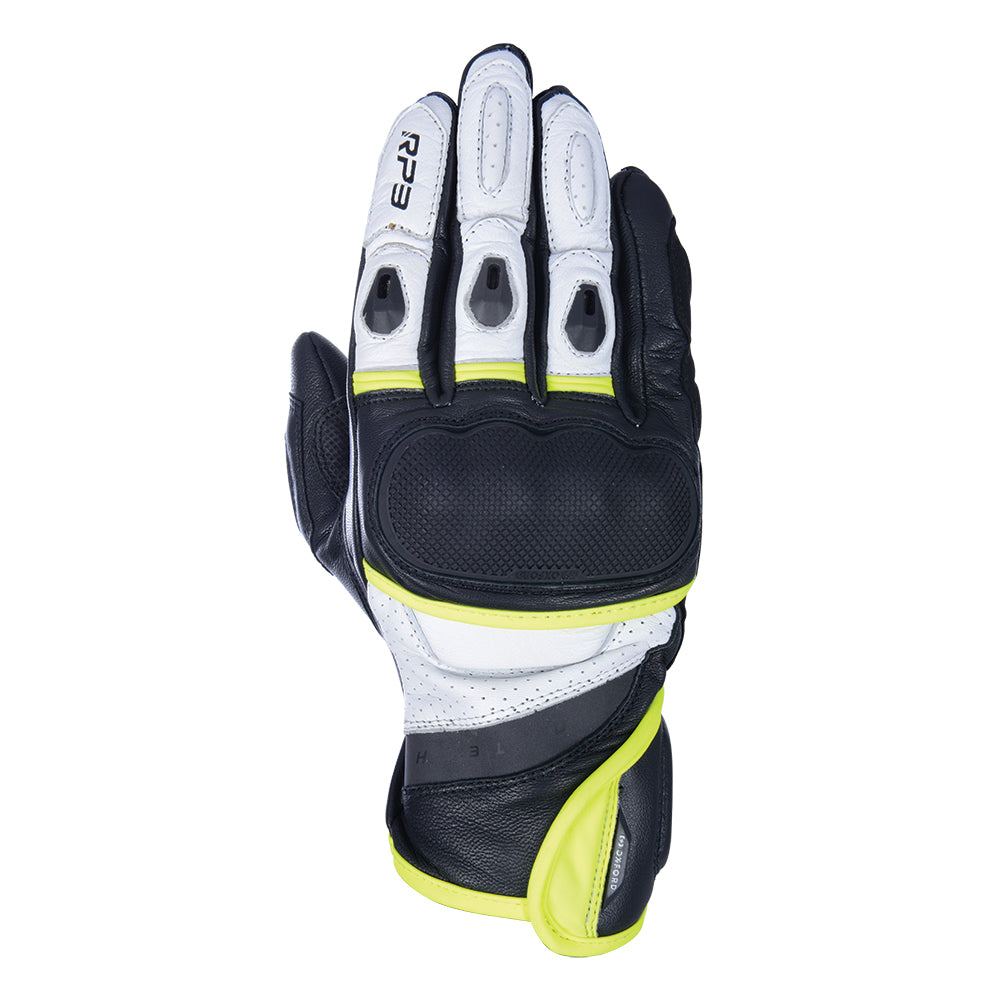 Oxford RP-3 2.0 Sports Gloves  Black/White/Fluo Short 5030009344046