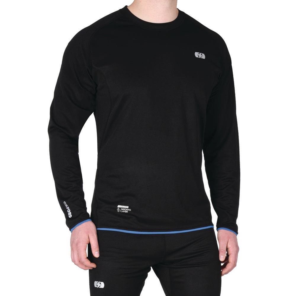 Oxford Layers Cool Dry Wicking Top Black  5030009333118