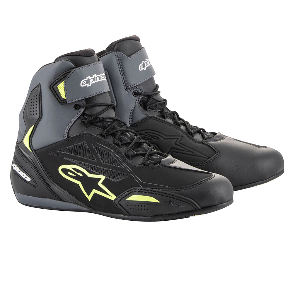 Alpinestars Faster 3 Drystar Shoes  Black/Grey/Fluo  8033637966496