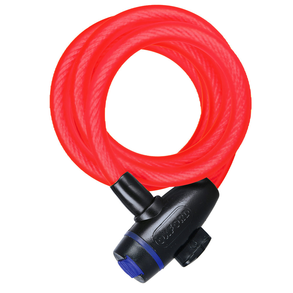 Oxford Cable Lock Red  5030009002496