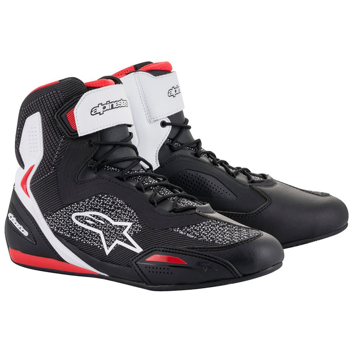 Alpinestars Faster 3 Rideknit Shoes Black/White/Red  8033637964911