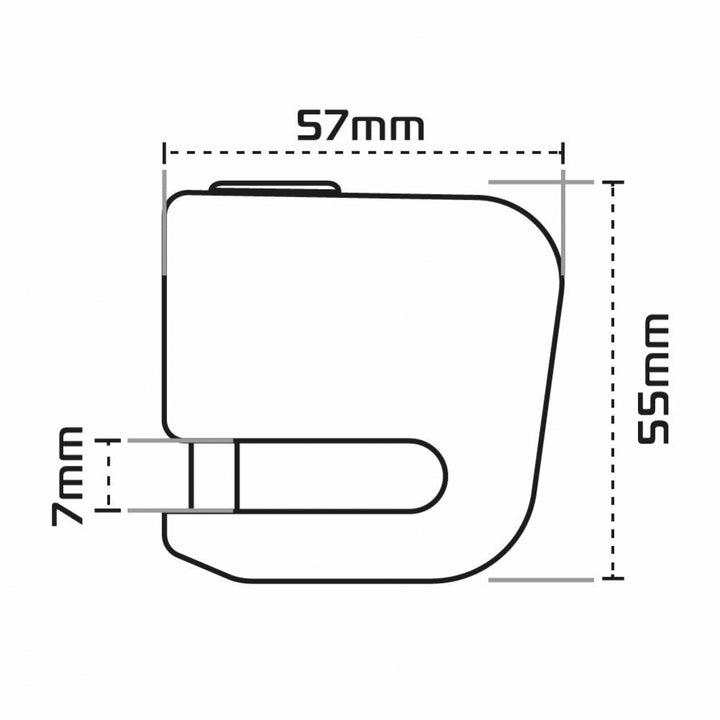 Oxford Micro XA5 Disc Lock