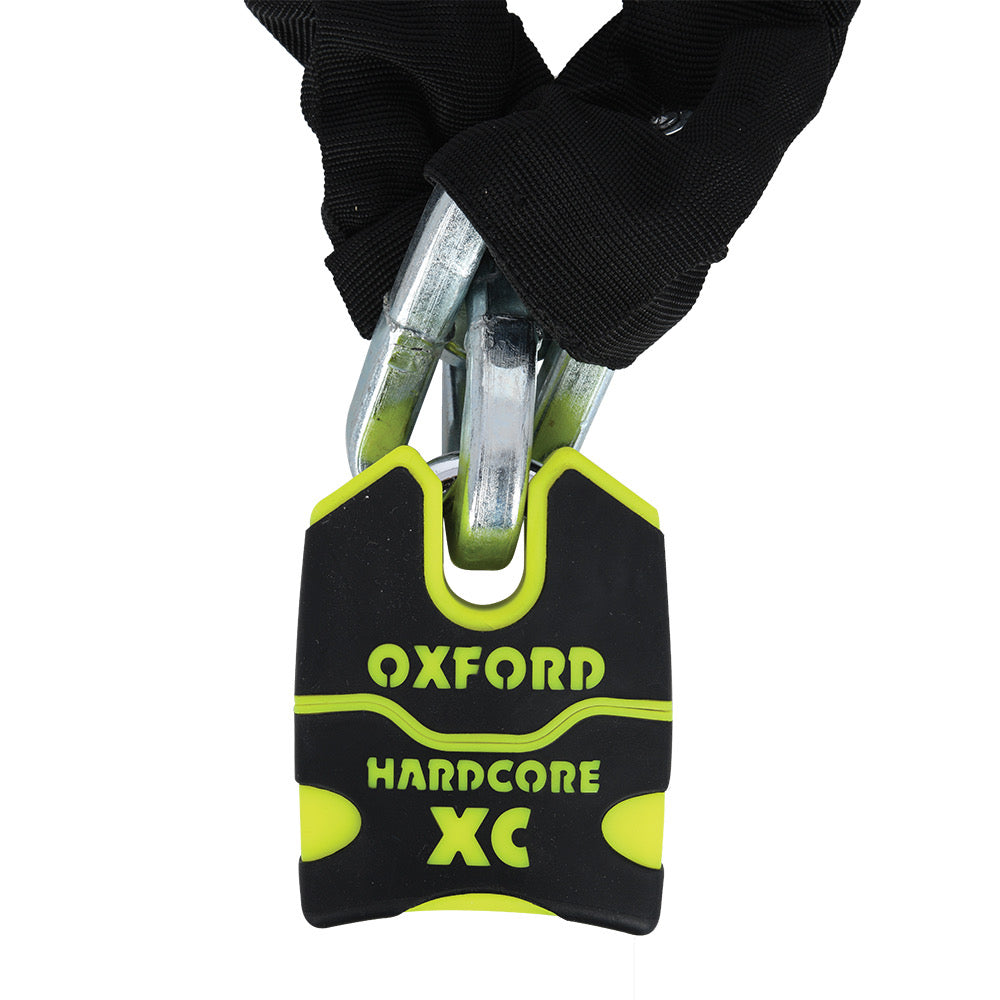 Oxford Hardcore XC13 Chain lock - 13mm Sq x 2.0m / Black (lk172)